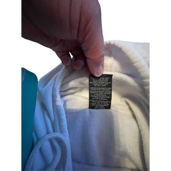 Disney Mens White Black Ombre Long Sleeve Jack Skellington Hoodie Size Medium - Picture 5 of 13